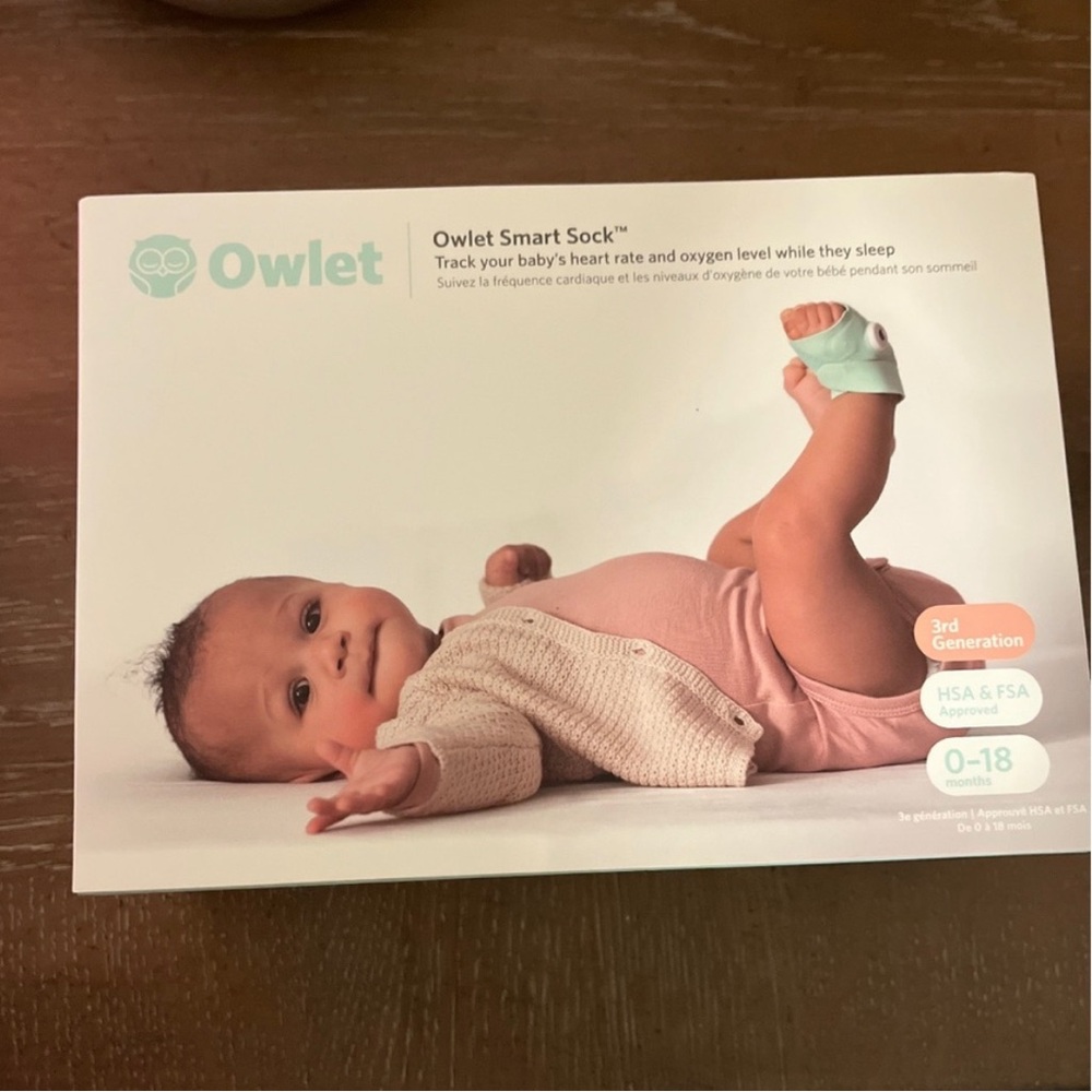 New Owlet Smart Sock 3rd Generation
0-18 Months